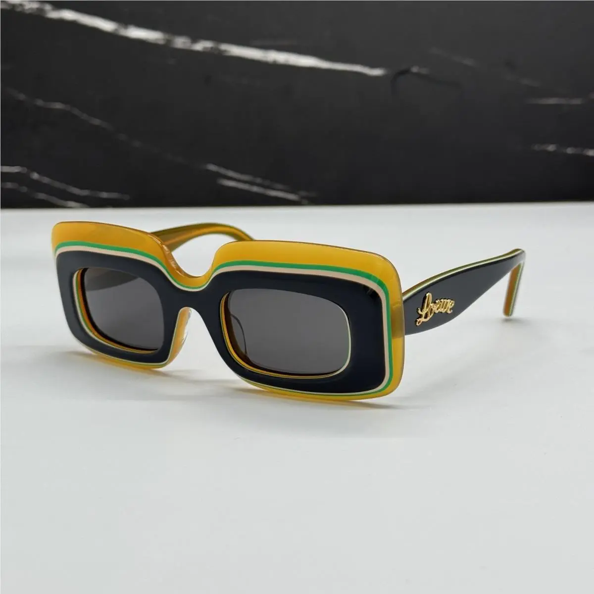 Loewe LW40139U 20A Square Multicolor Unisex Sunglasses