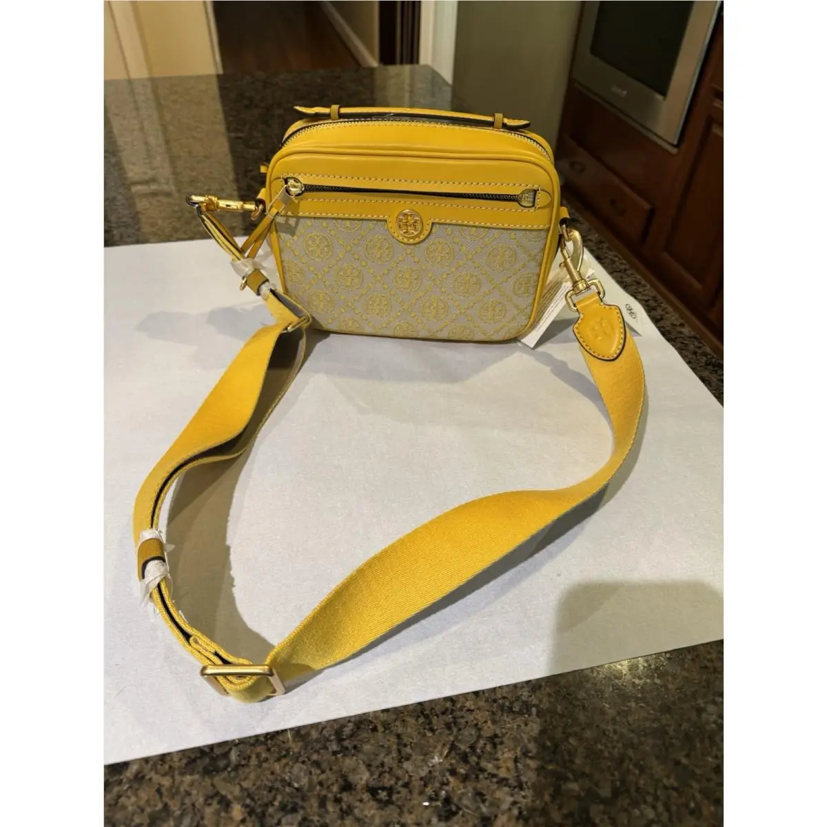 Tory Burch T Monogram Jacquard Camera Bag - 79356