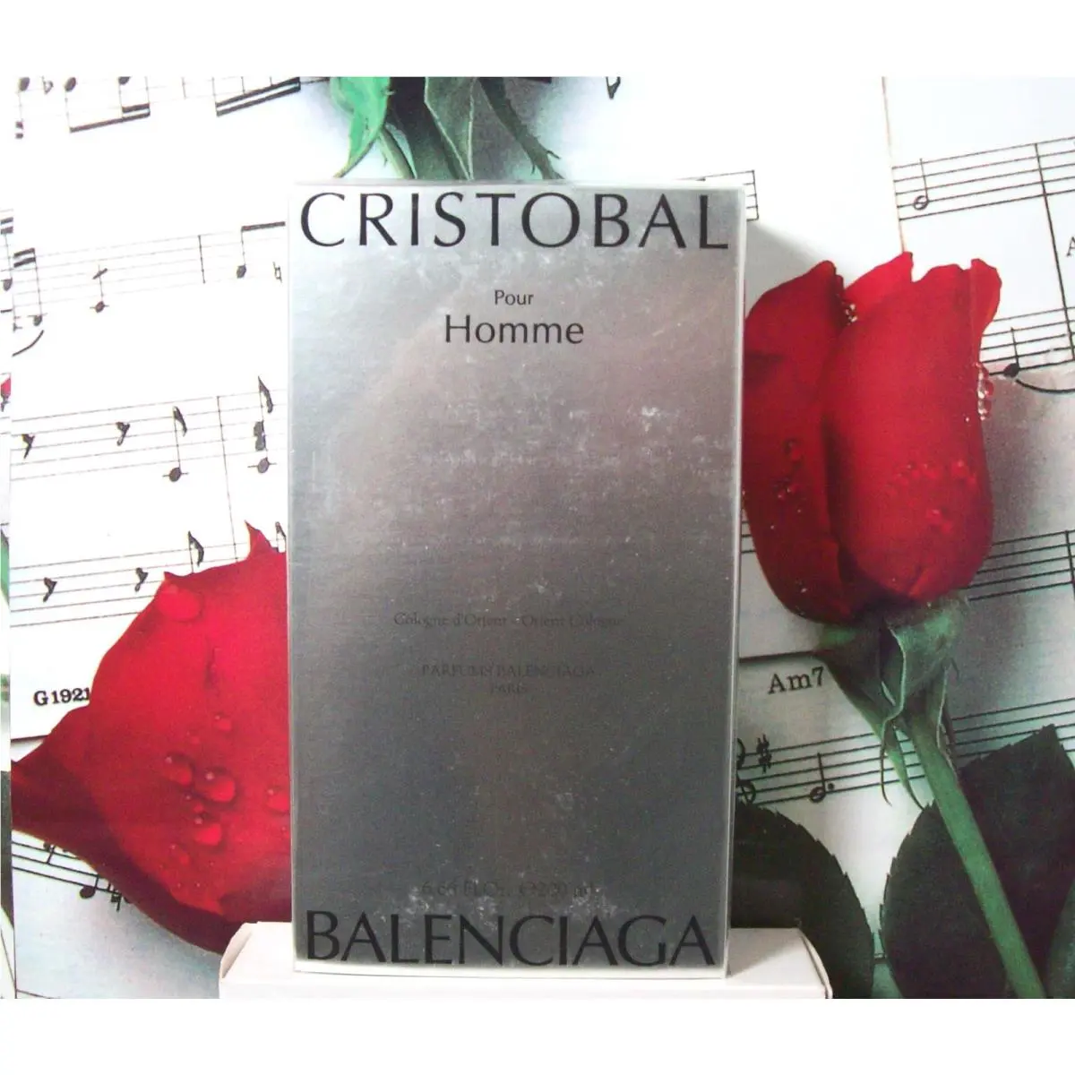 Balenciaga Cristobal Pour Homme Cologne D`orient Splash 6.66 Fl. Oz. Box