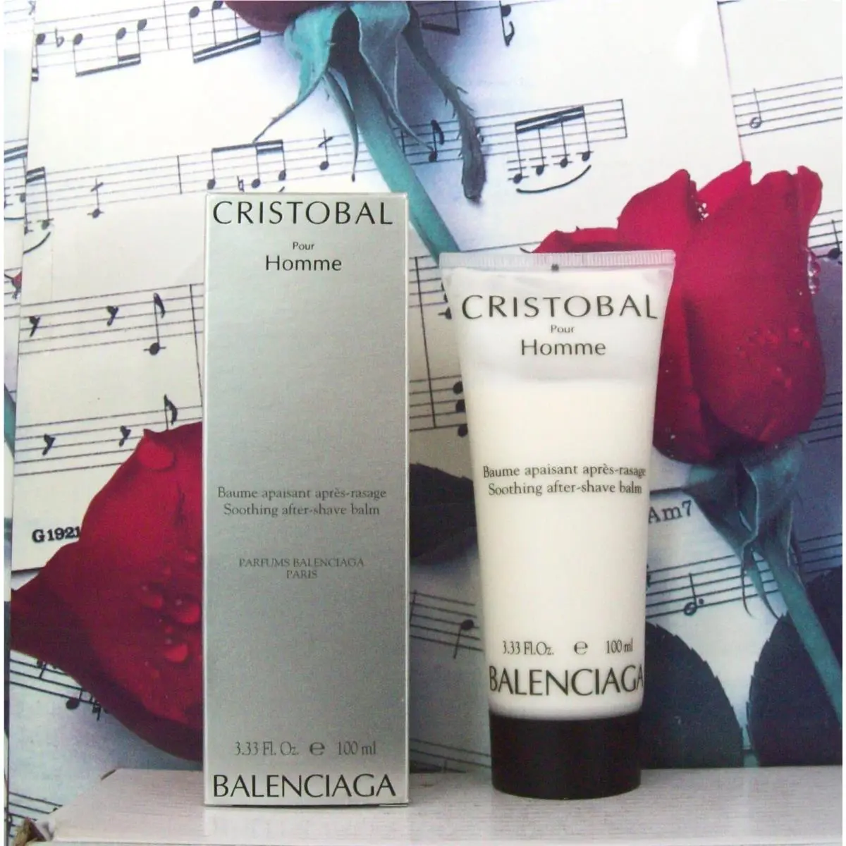 Cristobal Pour Homme Soothing After Shave Balm 3.33 Oz. By  by Balenciaga