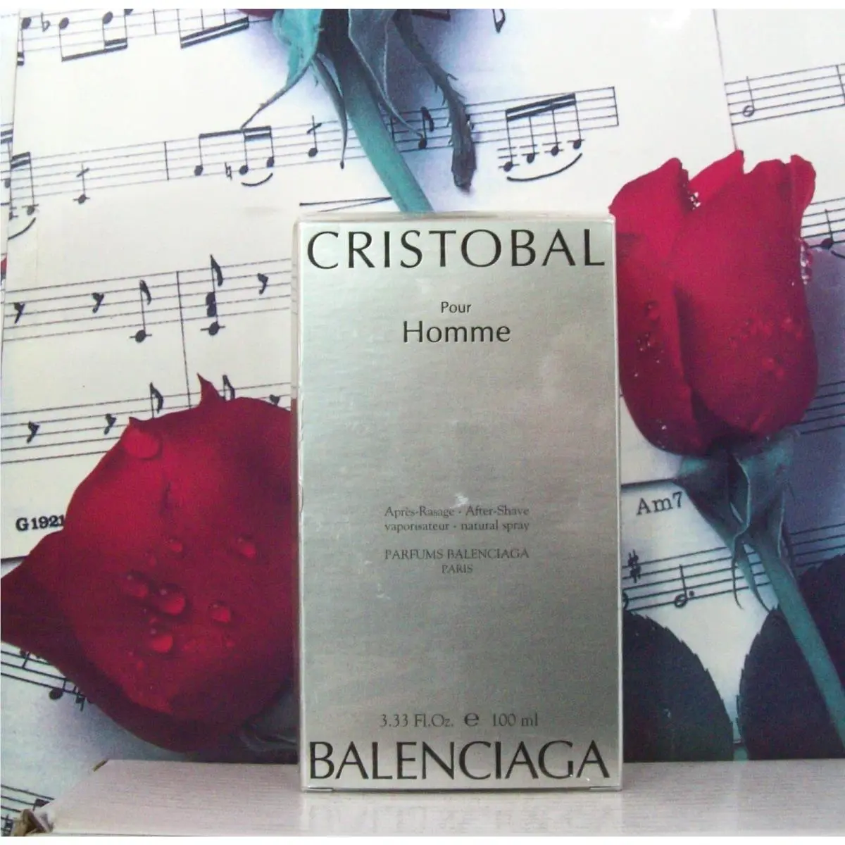 Balenciaga Cristobal Pour Homme After Shave Spray 3.33 Fl. Oz. Box