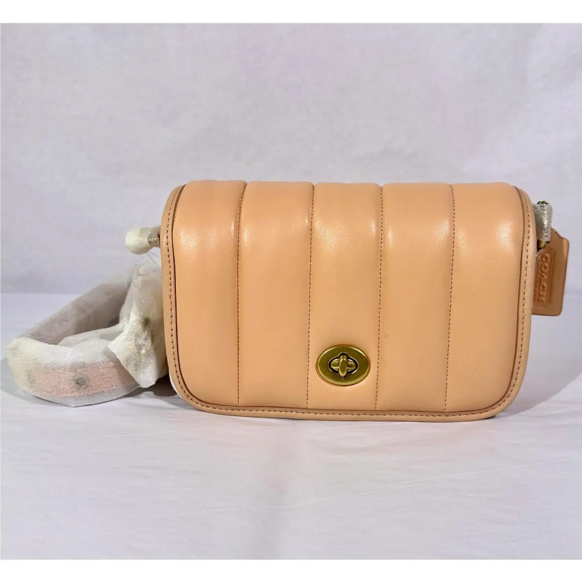 Coach Quilted Dinky Crossbody Bag B4/Faded Blush