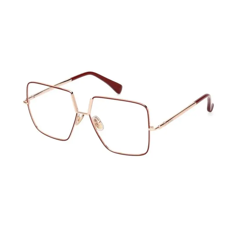 Max Mara MM5120 066 Rose Gold/red 55mm Eyeglasses