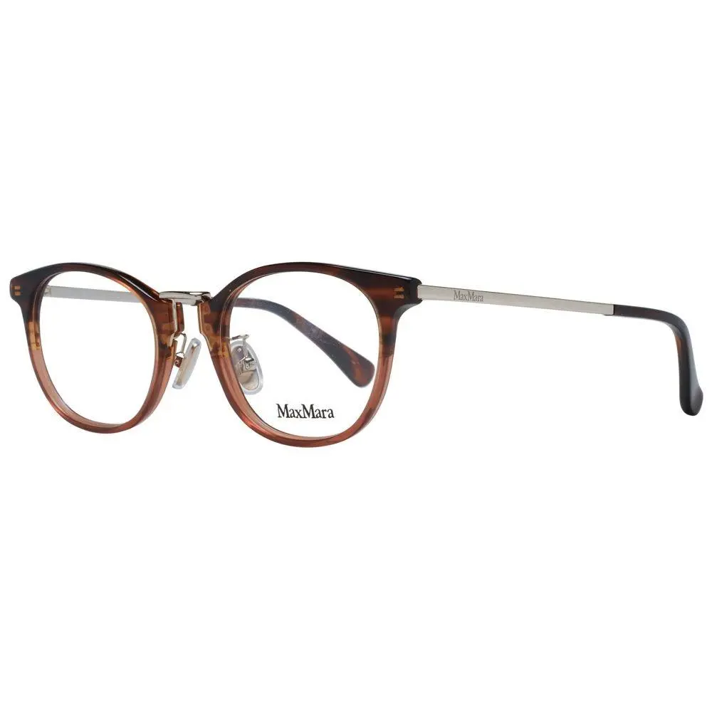 Max Mara Brown Plastic Glasses Frames - MA-1053640