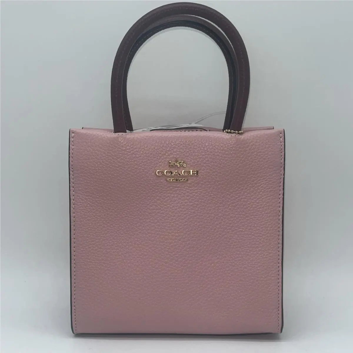 Coach Mini Cally Crossbody CE598 Pink Bag Purse Gold Brown York