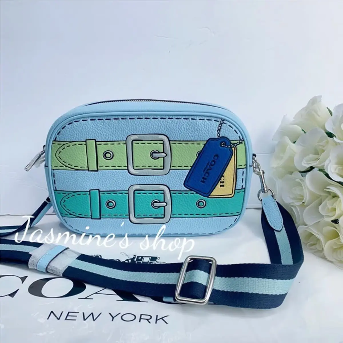 Coach Jamie Camera Bag with Trompe L`oeil Print CH170