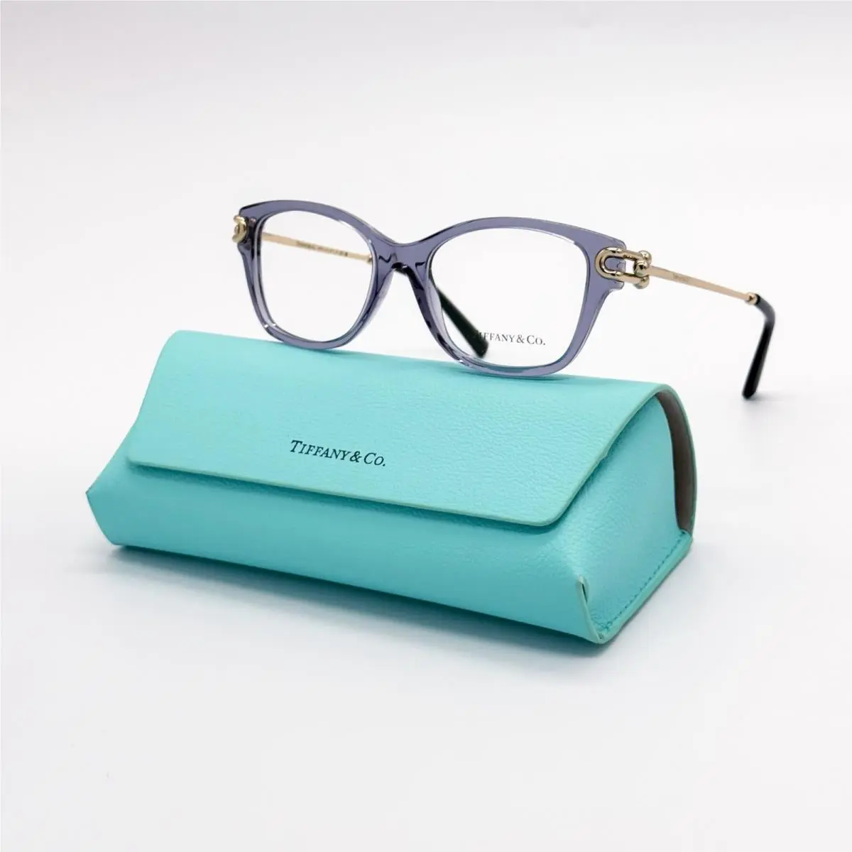 Tiffany Tiffany & Co TF2266 8405 Co TF2266 8405 Gold Gray Cat Eye Women Eyeglasses