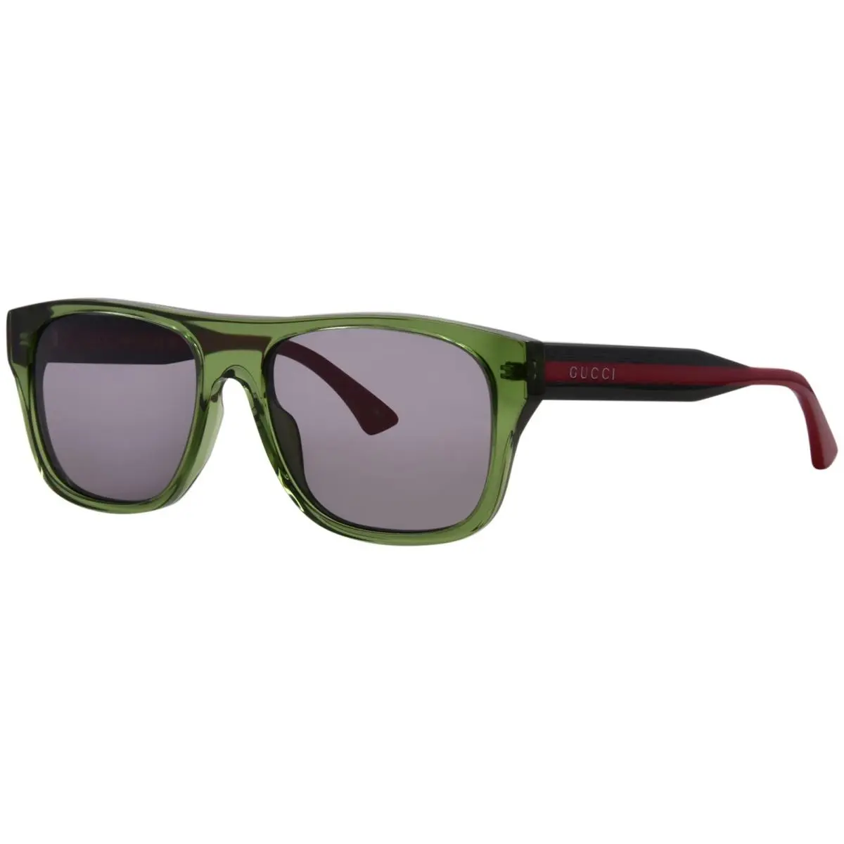 GG2119S 003 Sunglasses Men`s Green/grey Lenses Square Shape 56mm by Gucci
