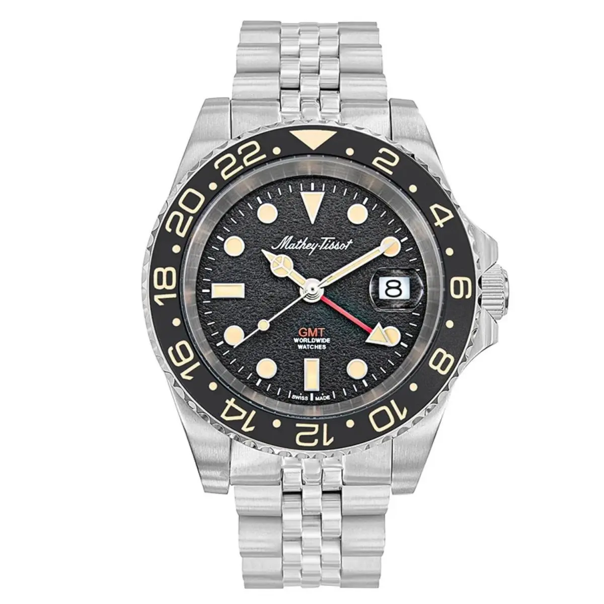 Tissot Men`s Mathy Grey Dial Watch - H903ANC