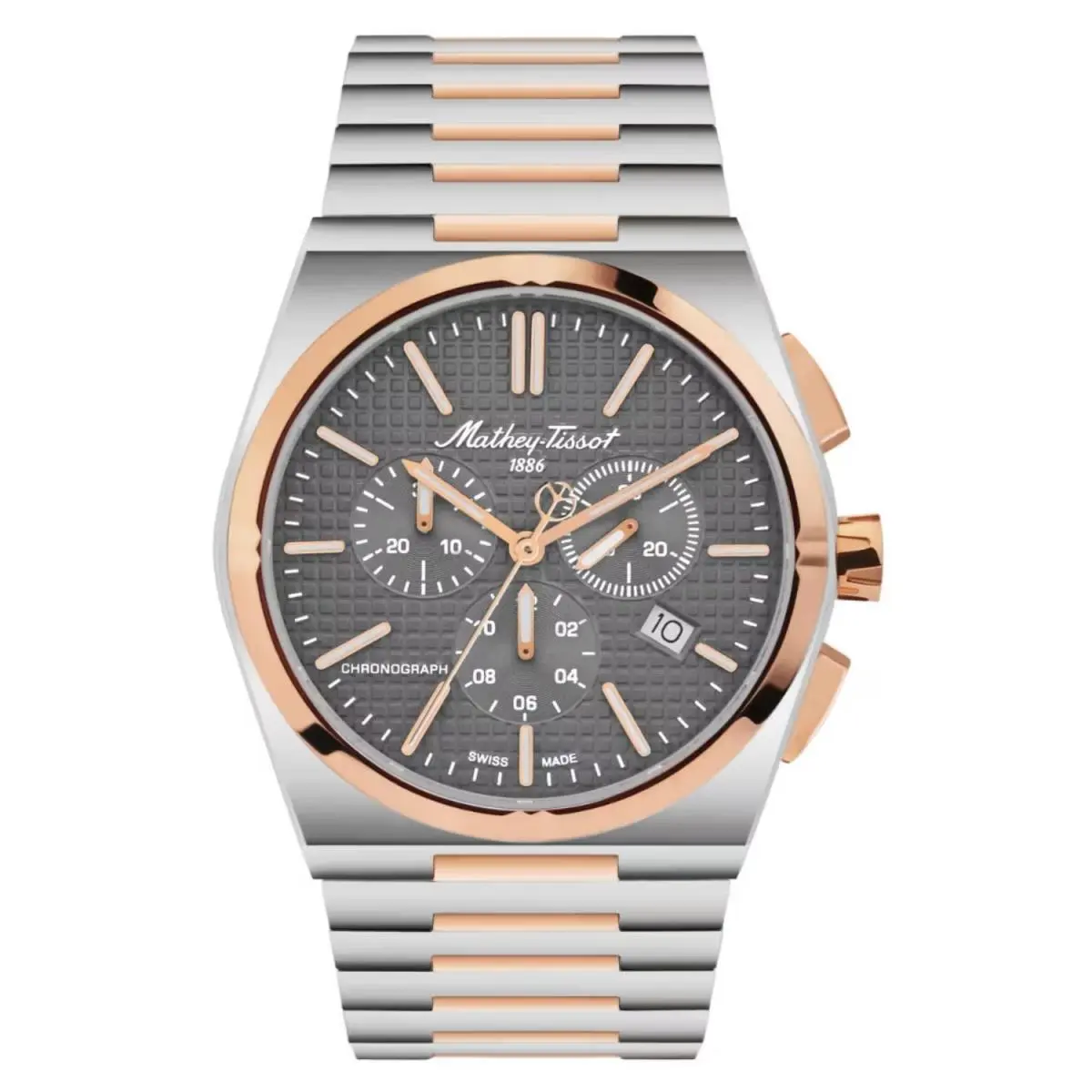 Tissot Men`s Zues Grey Dial Watch - H117CHSK