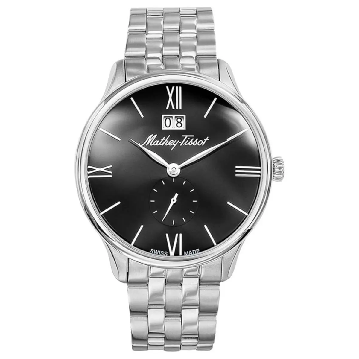 Tissot Men`s Edmond Black Dial Watch - H1886MAN