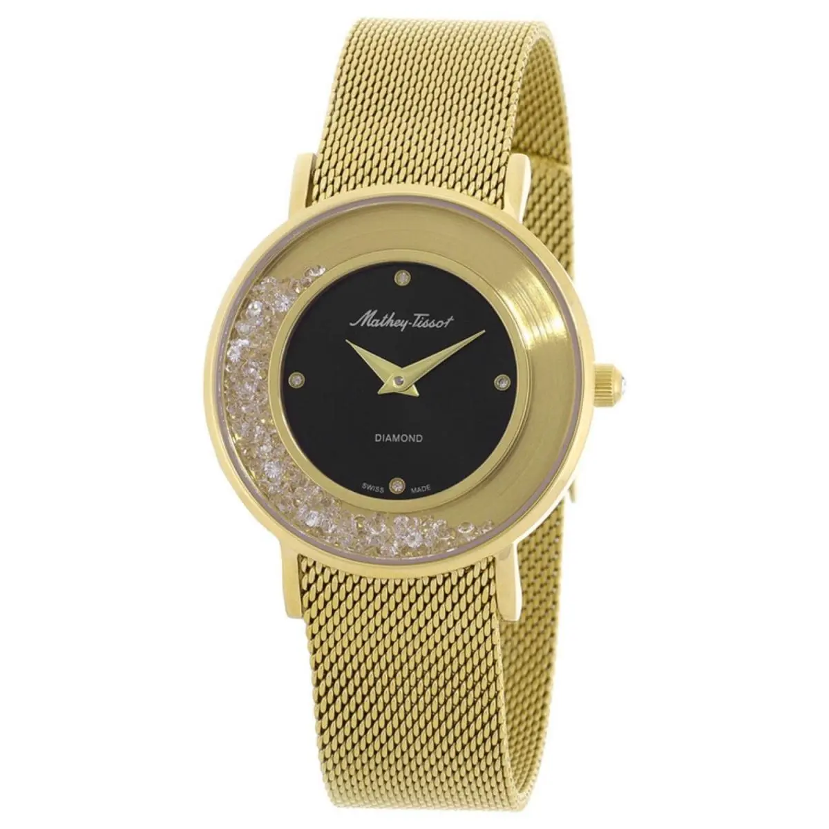 Women`s Electra Black Dial Watch - D983SPYN by Tissot