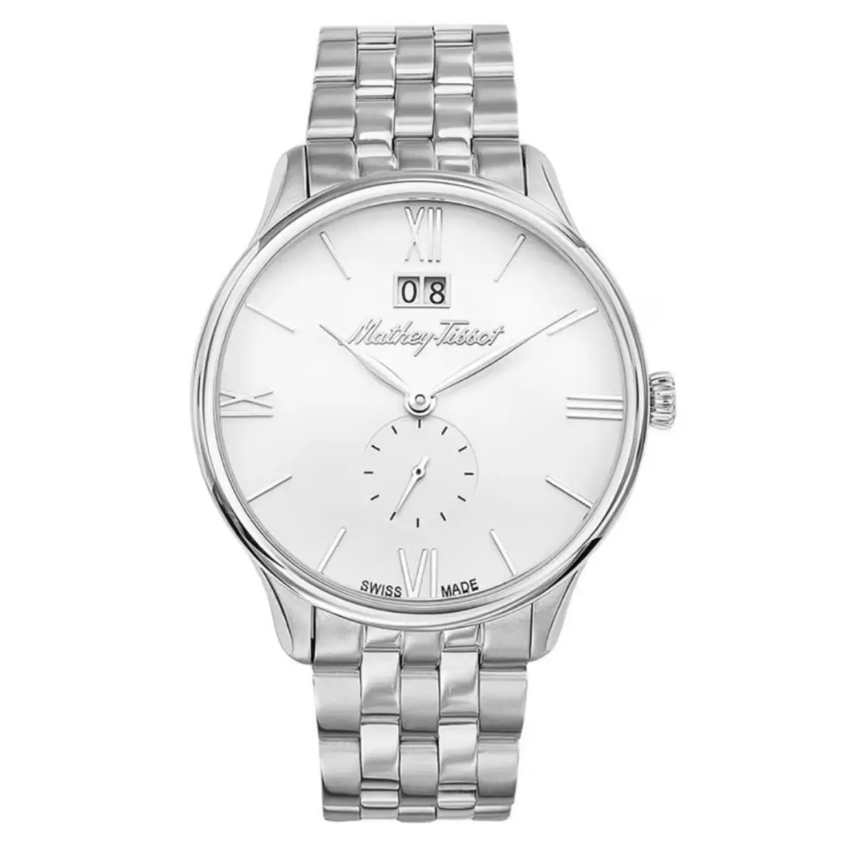 Tissot Men`s Edmond White Dial Watch - H1886MAI