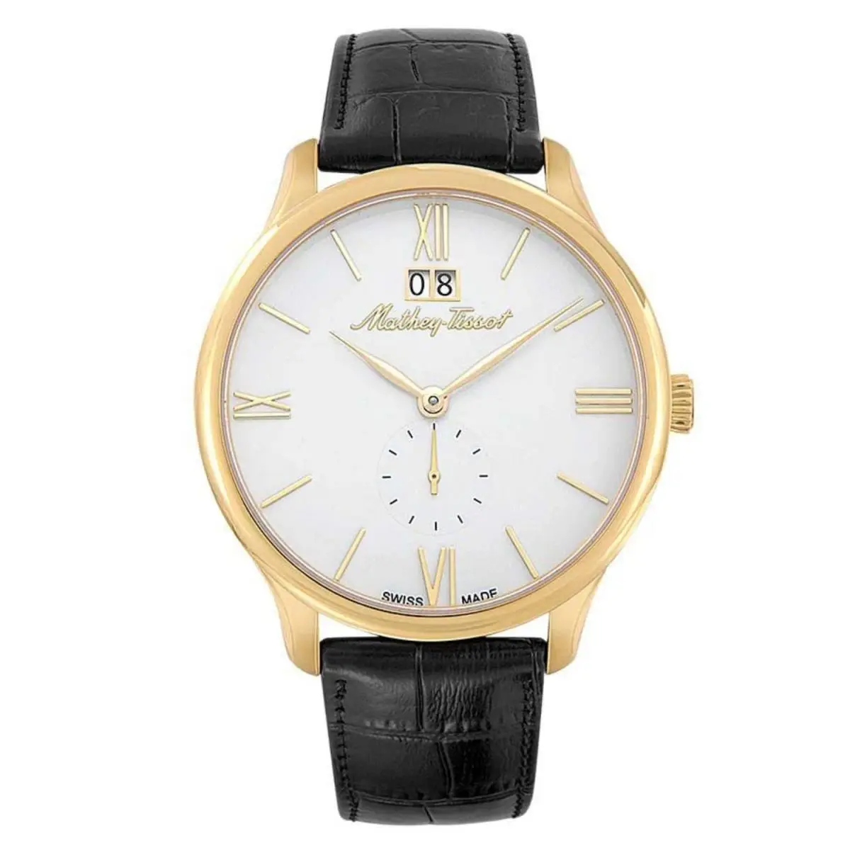 Tissot Men`s Edmond White Dial Watch - H1886QPI