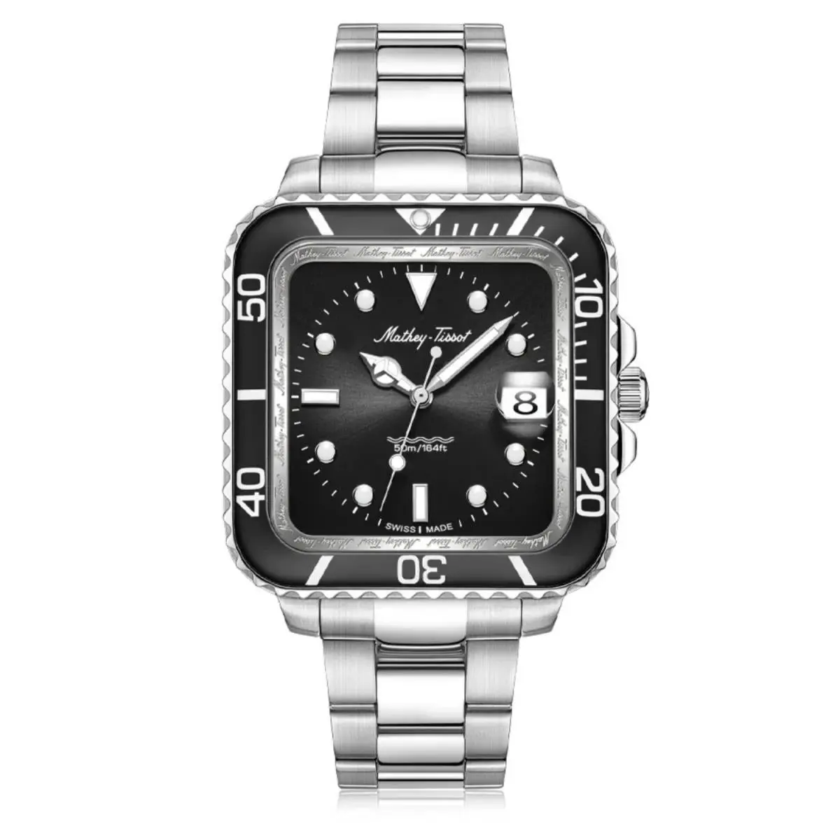 Tissot Men`s Mathy Black Dial Watch - H902QAN