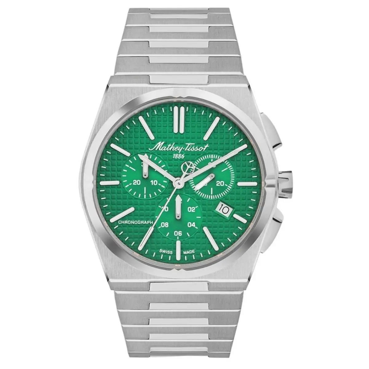 Tissot Men`s Zoltan Green Dial Watch - H117CHAV
