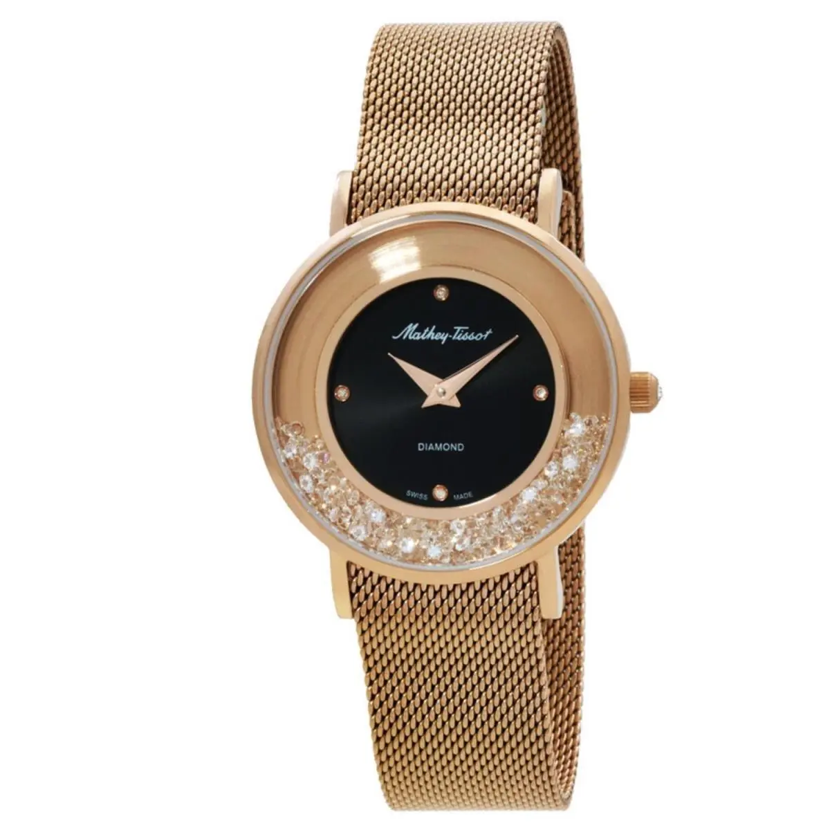 Women`s Electra Black Dial Watch - D983SPN by Tissot