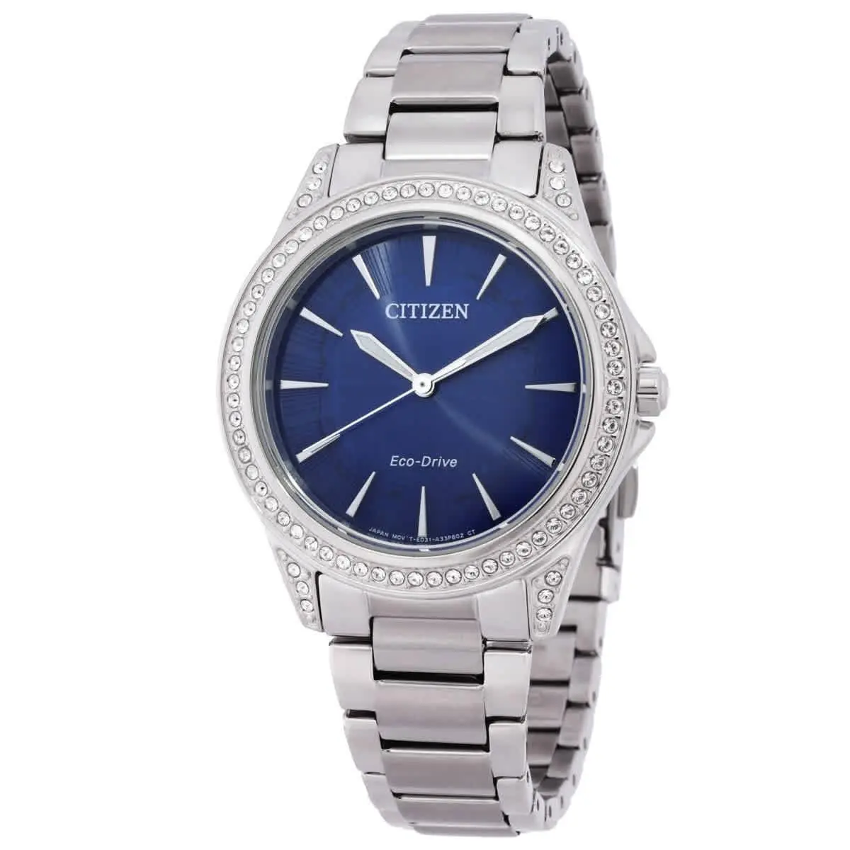 EM0940-54L Classic Blue Dial 34 mm Women`s Watch by Citizen