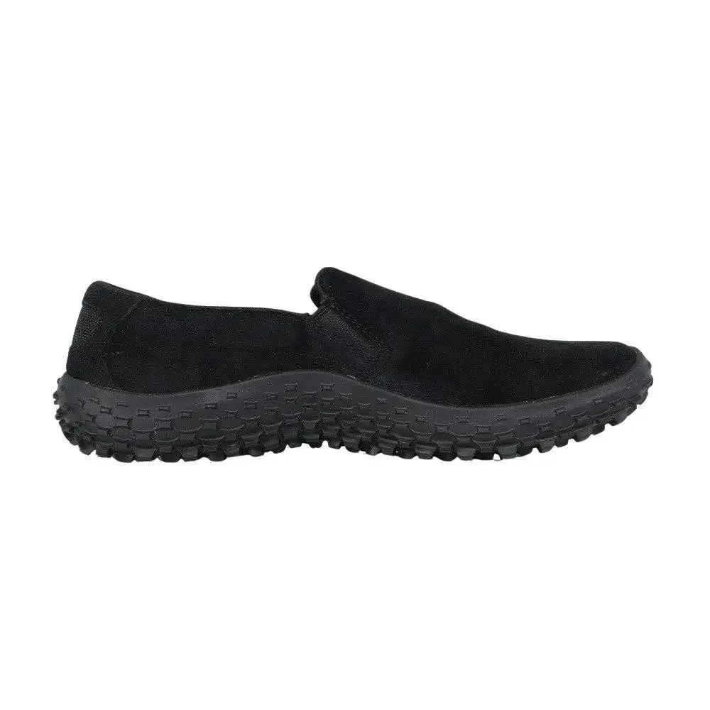 Merrell Wrapt J007681 Men 10 Black Suede Slip On Round Toe Moccasin Shoes LIQ904