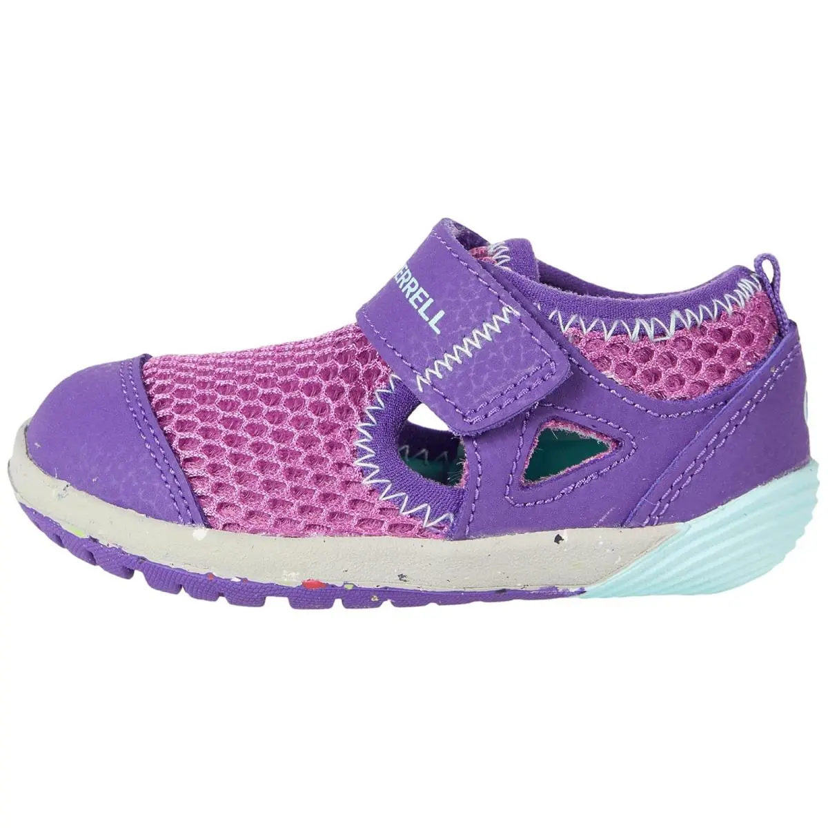Merrell shoes - Purple/Turquoise Leather/Textile 2