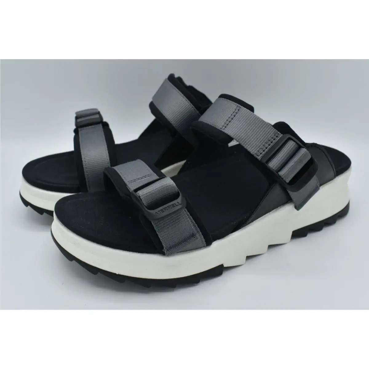 Merrell Womens Size 11 Alpine Cush Slide Black Slip On Shoes Sandals