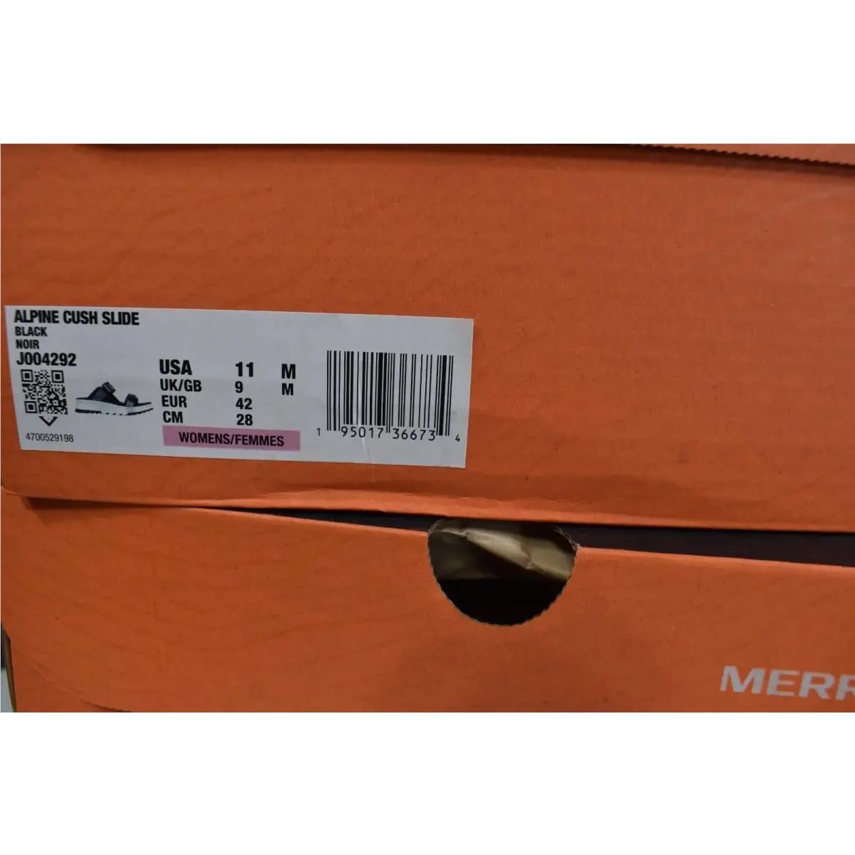 Merrell shoes - Merrell Alpine Cush - Alpine Cush - J004292 - Black (UPC: 195017366734) 9