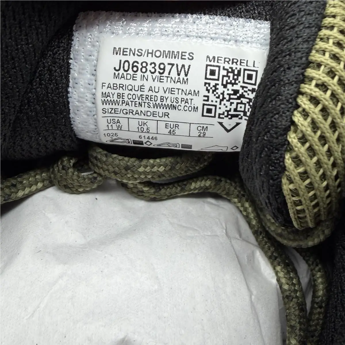 Merrell shoes - J003809Z - J068397W - Green (UPC: 0195020879191) 10