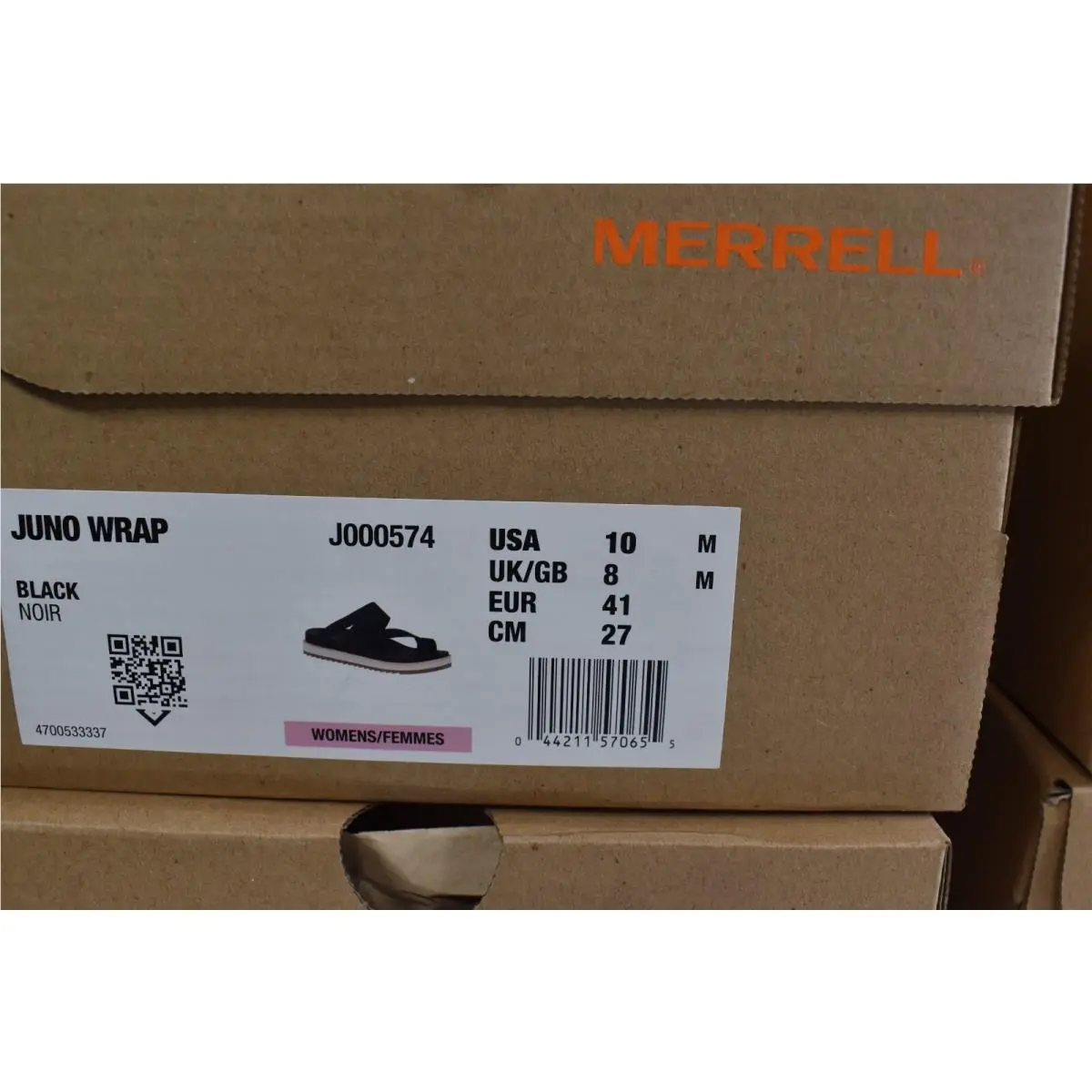 Merrell shoes - Merrell Juno Wrap - Juno Wrap - J000574 - Black (UPC: 044211570655) 10