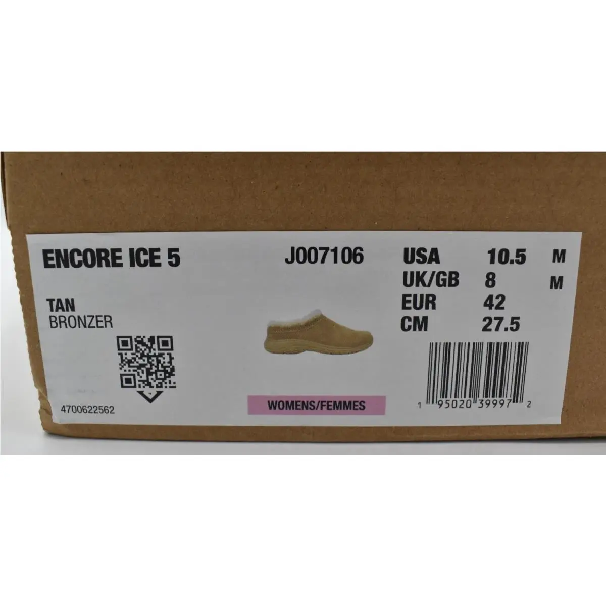 Merrell shoes - Merrell Encore Ice 5 - Encore Ice - J007106 - Brown (UPC: 195020399972) 9