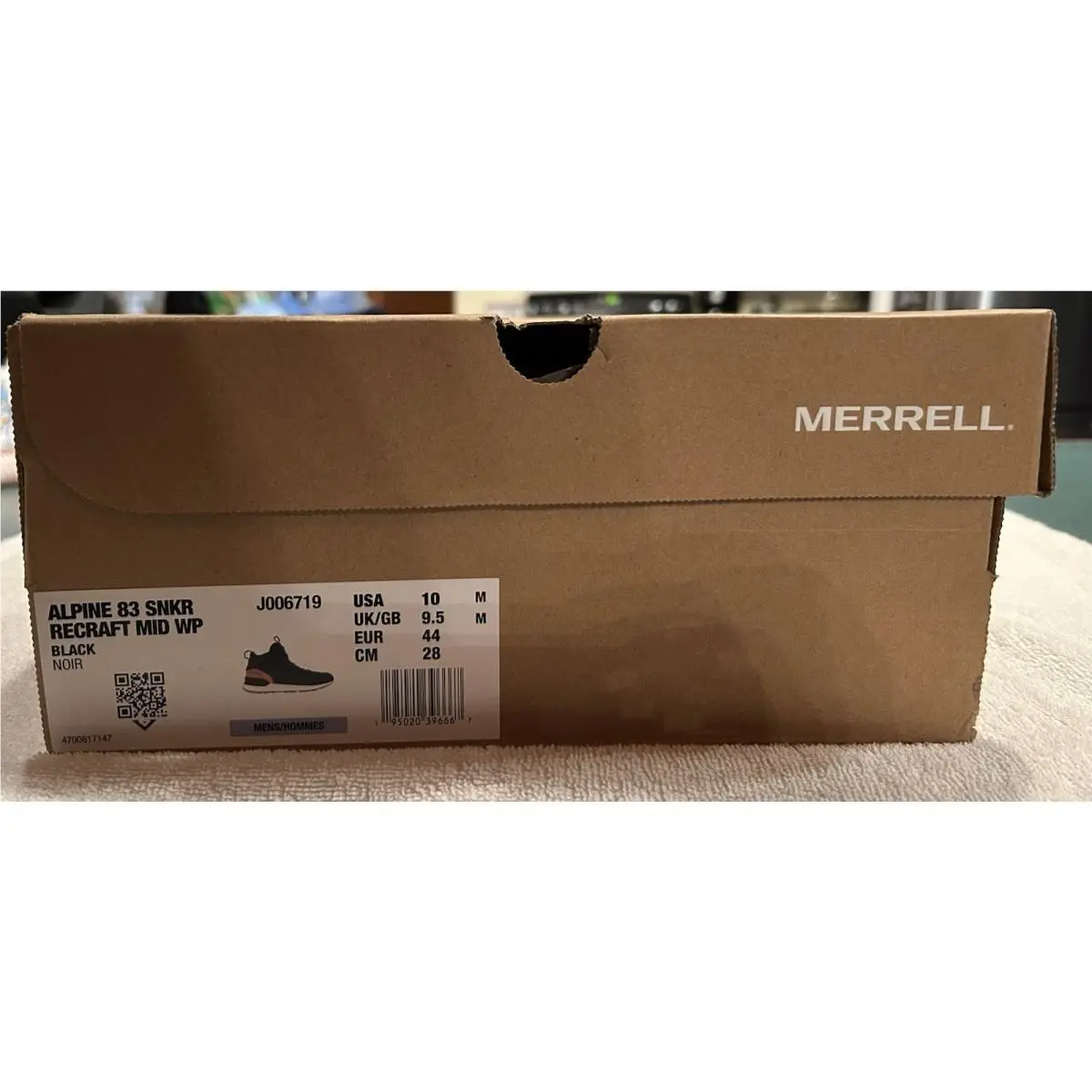 Merrell shoes - Alpine 83 SNKR Recraft - Alpine SNKR Recraft - Black 4