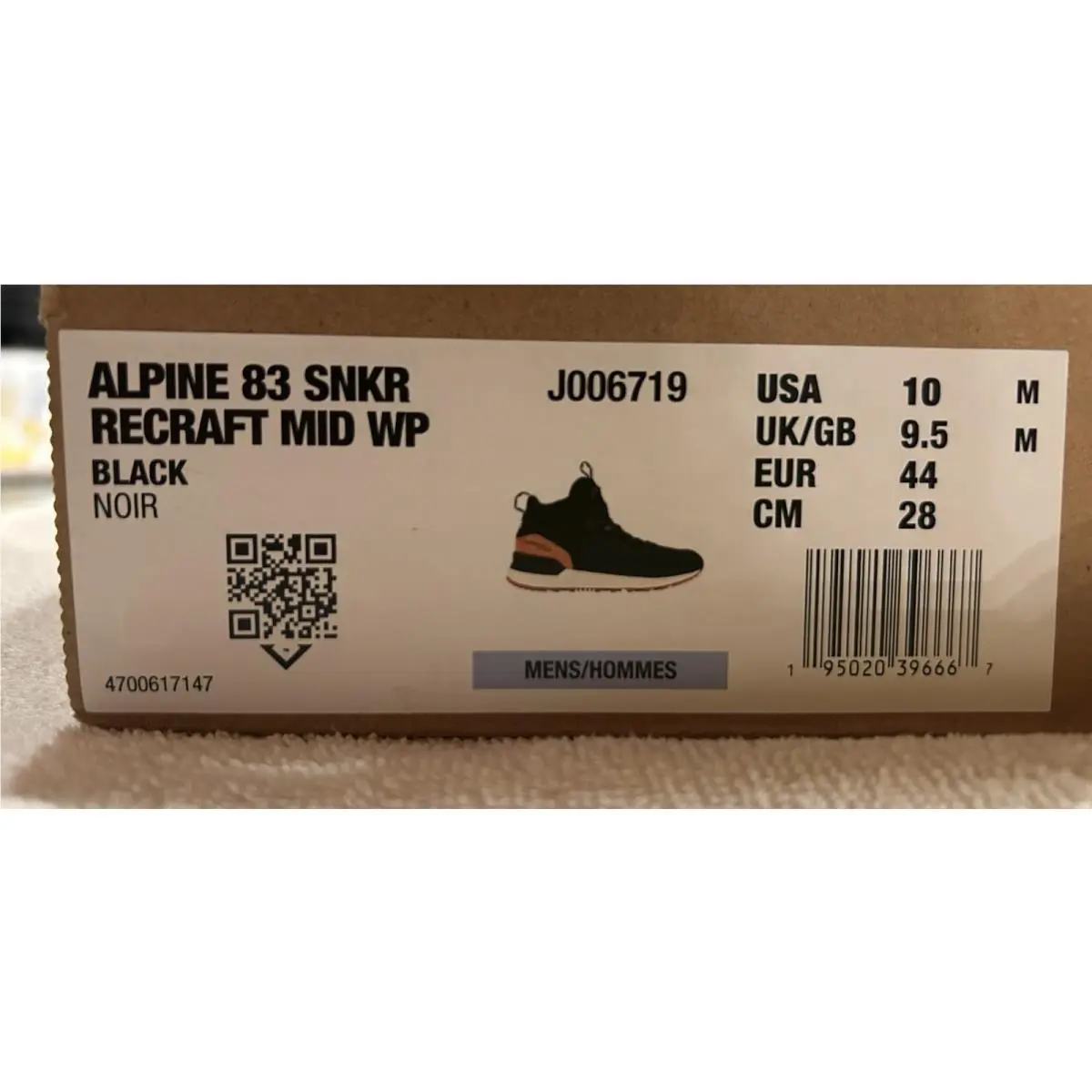 Merrell shoes - Alpine 83 SNKR Recraft - Alpine SNKR Recraft - Black 5