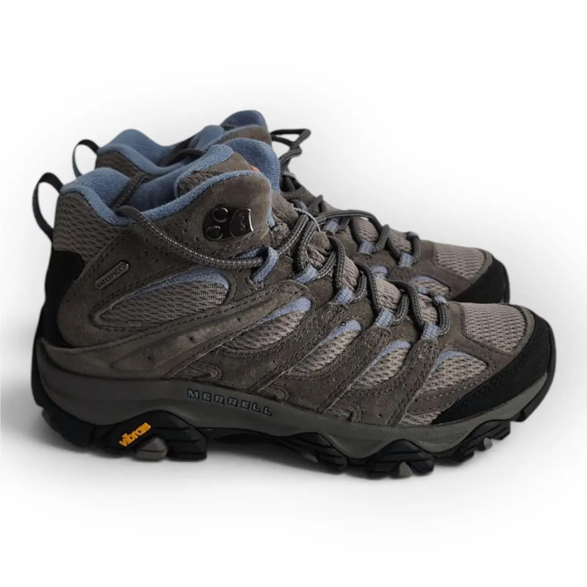 Merrell Women`s Moab 3 Mid Waterproof Hiking Boots Shoes Size 7.5W