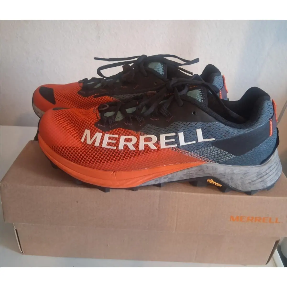 Merrell shoes - MERRELL MTL Long Sky 2 - Tangerine and black 1