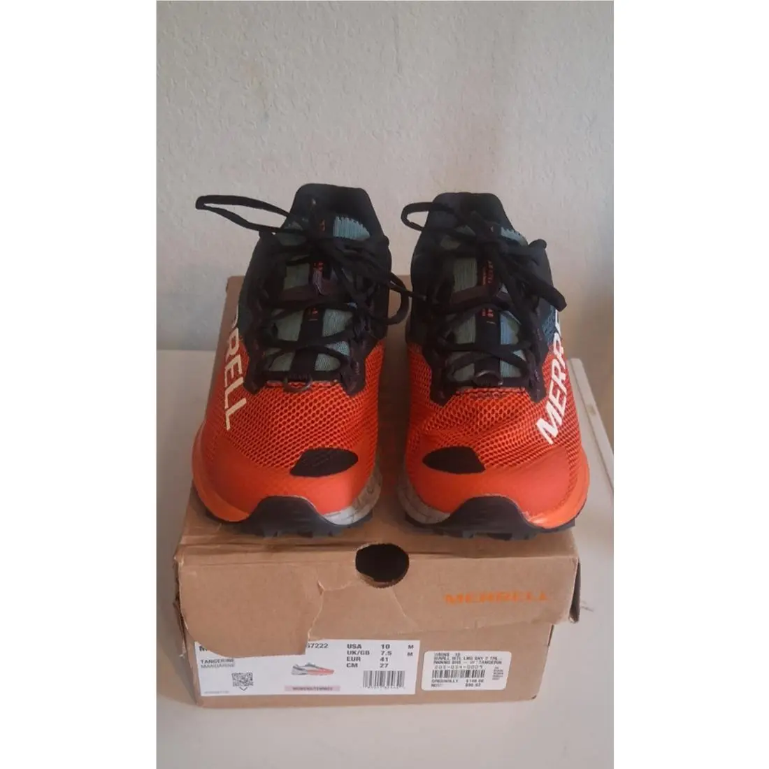 Merrell shoes - MERRELL MTL Long Sky 2 - Tangerine and black 0