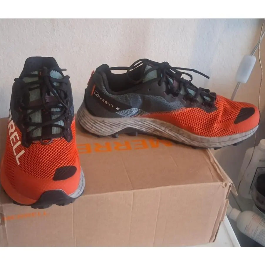 Merrell shoes - MERRELL MTL Long Sky 2 - Tangerine and black 4