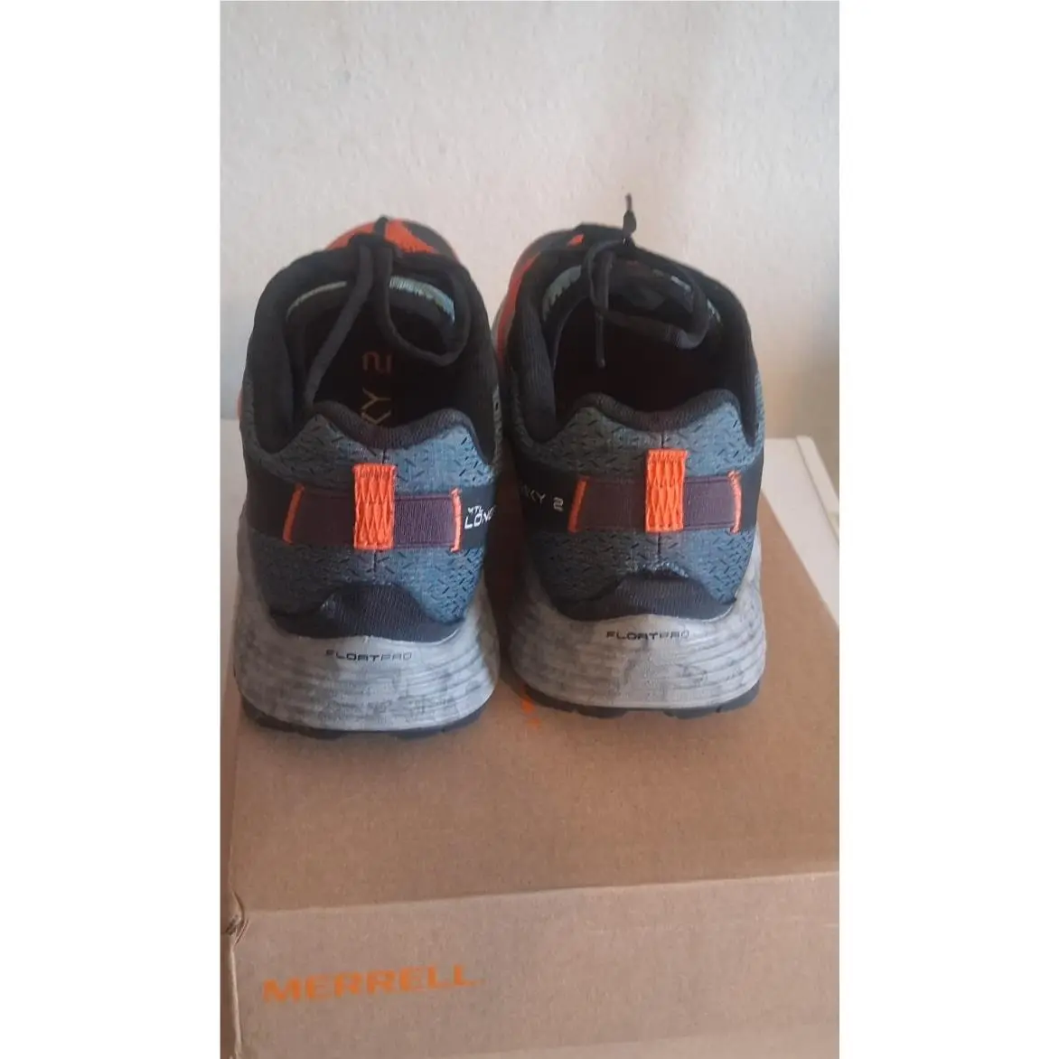 Merrell shoes - MERRELL MTL Long Sky 2 - Tangerine and black 5