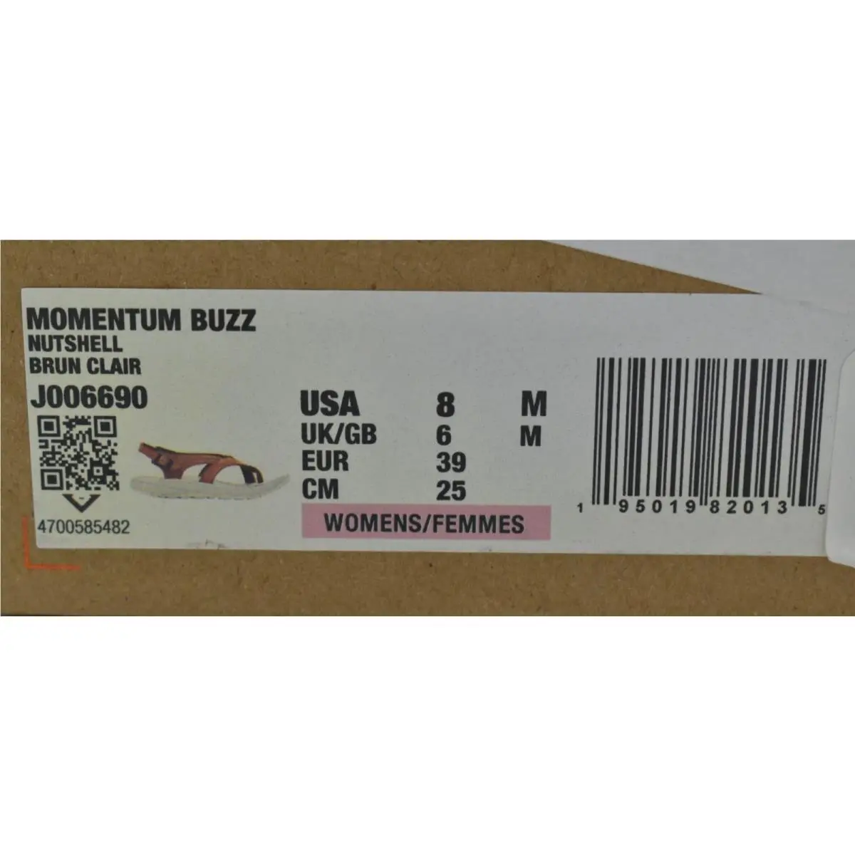 Merrell shoes - Merrell Momentum Buzz - Momentum Buzz - J006690 - Brown (UPC: 195019820135) 10
