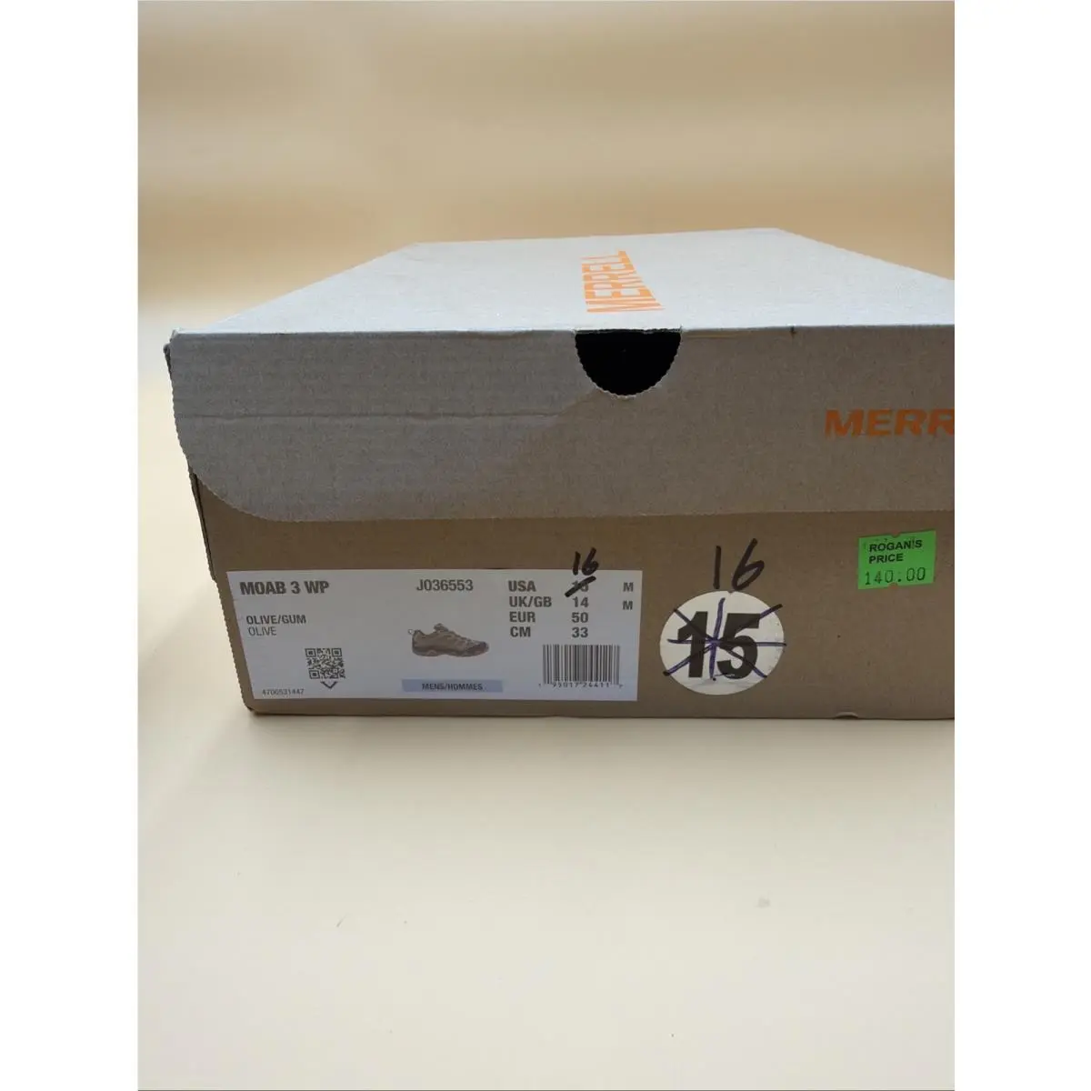 Merrell shoes - Merrell MOAB 3 - MOAB - Grey (UPC: 658906853888) 10