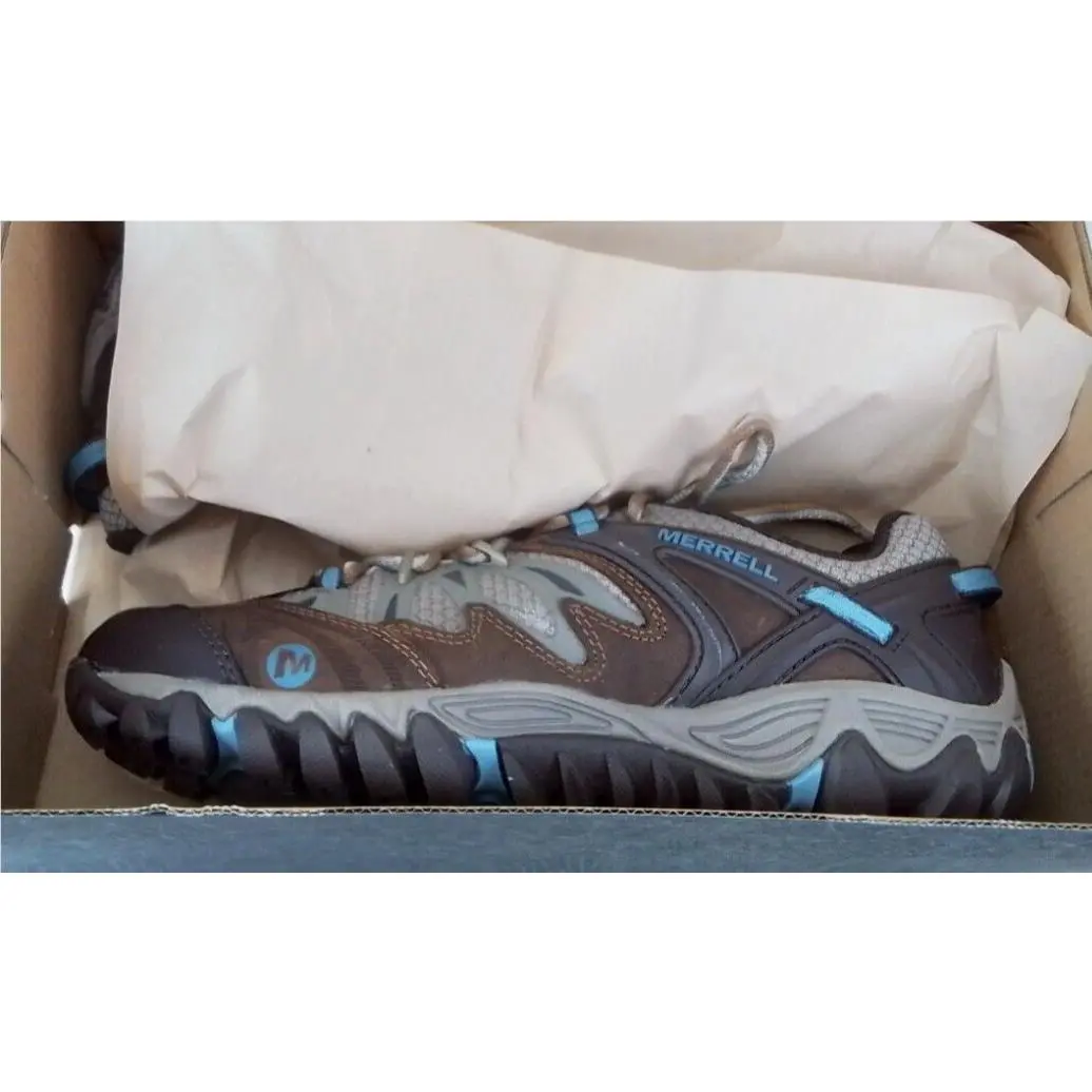 Merrell shoes - Merrell All Out Blaze - All Out Blaze - brown sugar/ blue 4