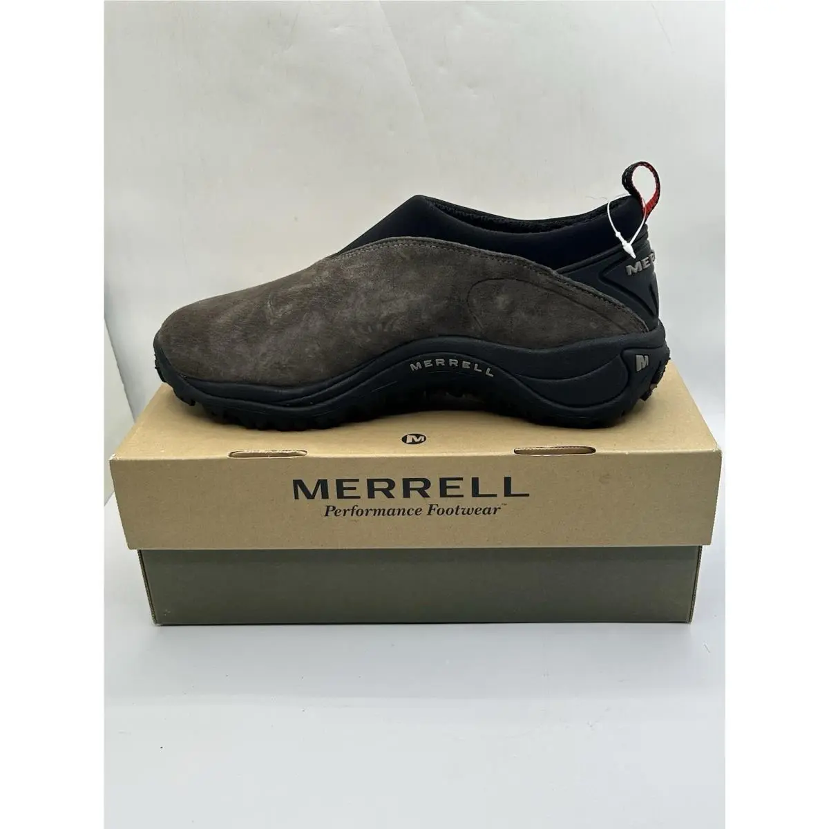 Merrell Orbit Moc Men’s Size 10.5 Gunsmoke Suede Slip On Comfort Shoes