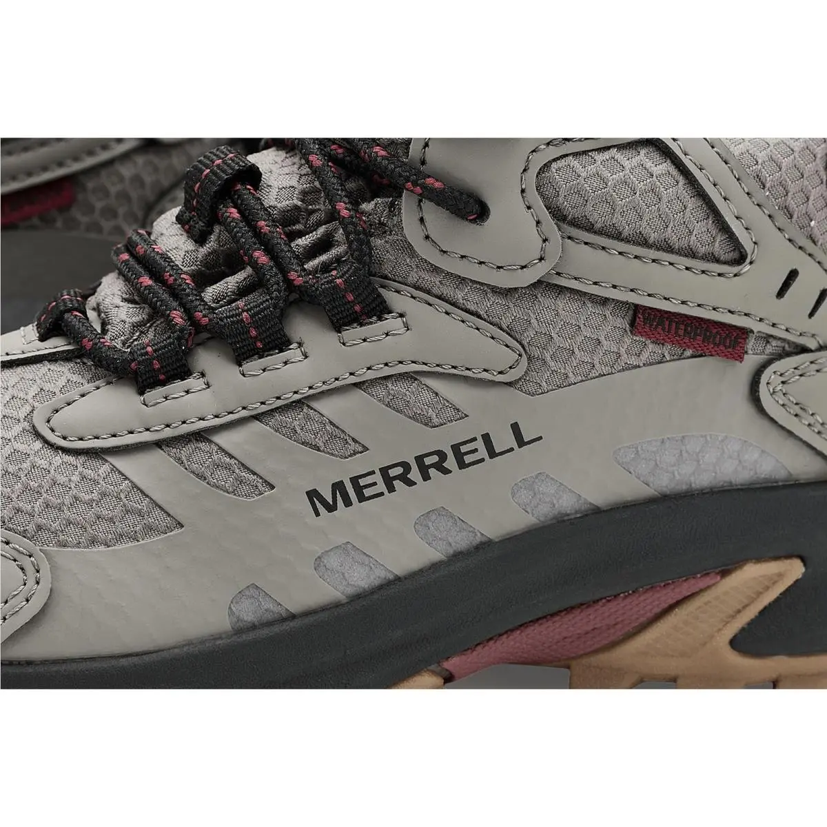 Merrell shoes - Moab Speed 2 Mid Waterproof (Little Kids/Big Kids) - Mk126A04 - Grey/Gunsmoke (UPC: 196562981519) 4