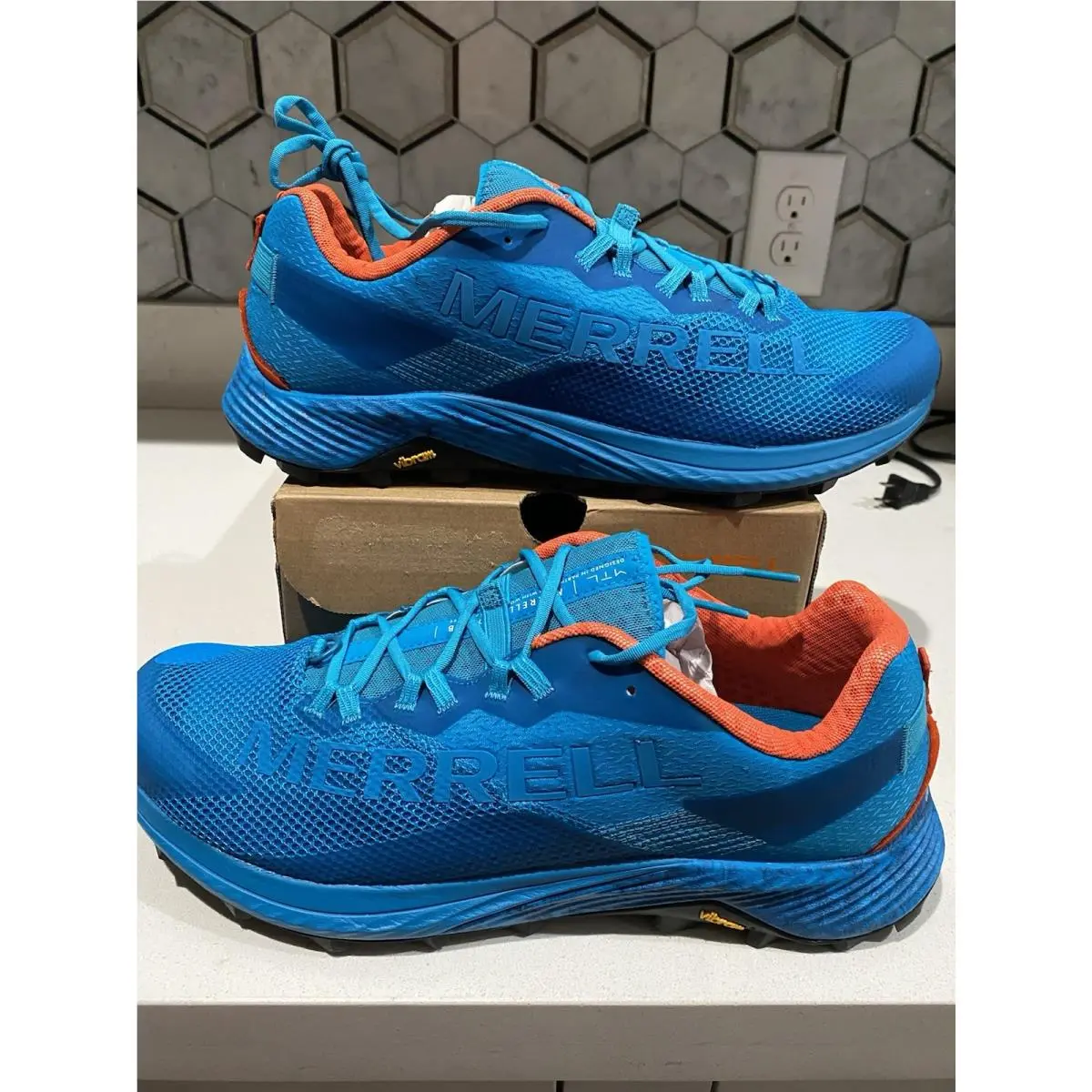 Mens Merrell Mtl Long Sky 2 Trail Running Shoes Size 12