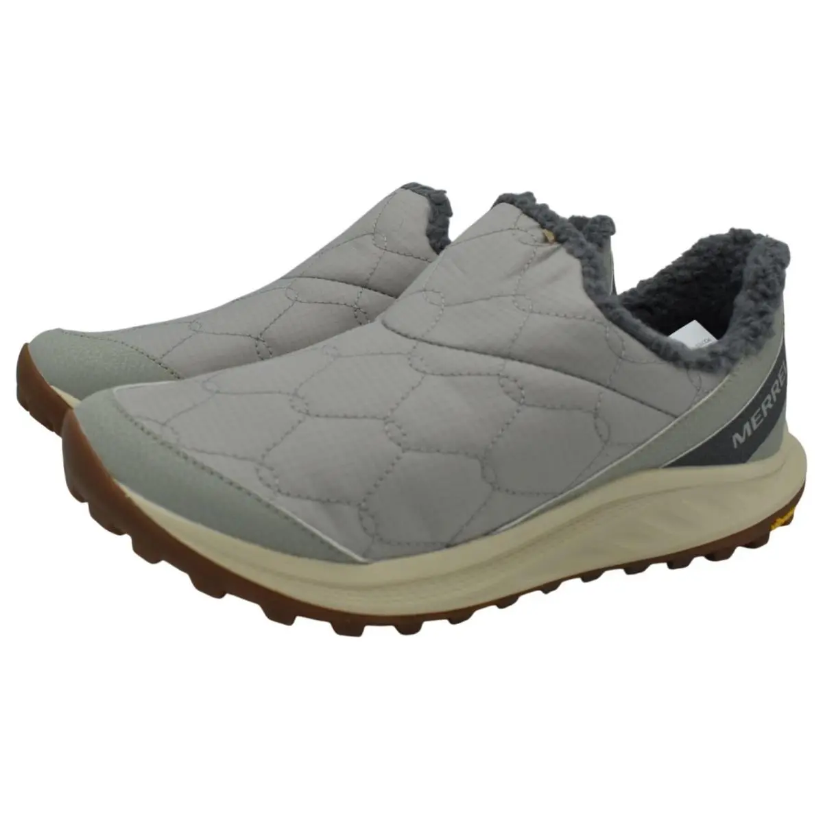 Merrell Womens Size 10 Antora 3 Thermo Moc Smoke Fur Lined Slip On Shoes