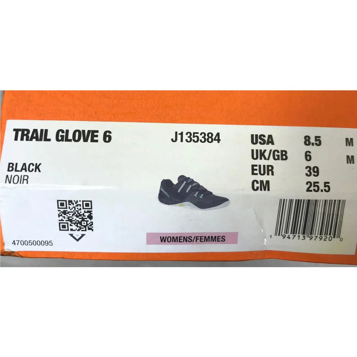 Merrell shoes - Merrell Glove 6 - Glove - Black 10