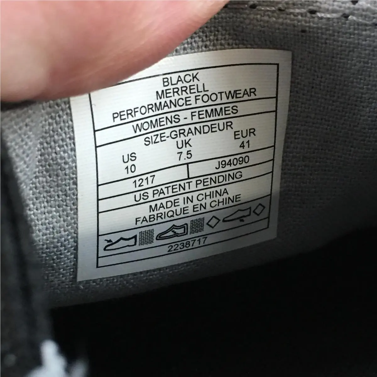 Merrell shoes - Black 12
