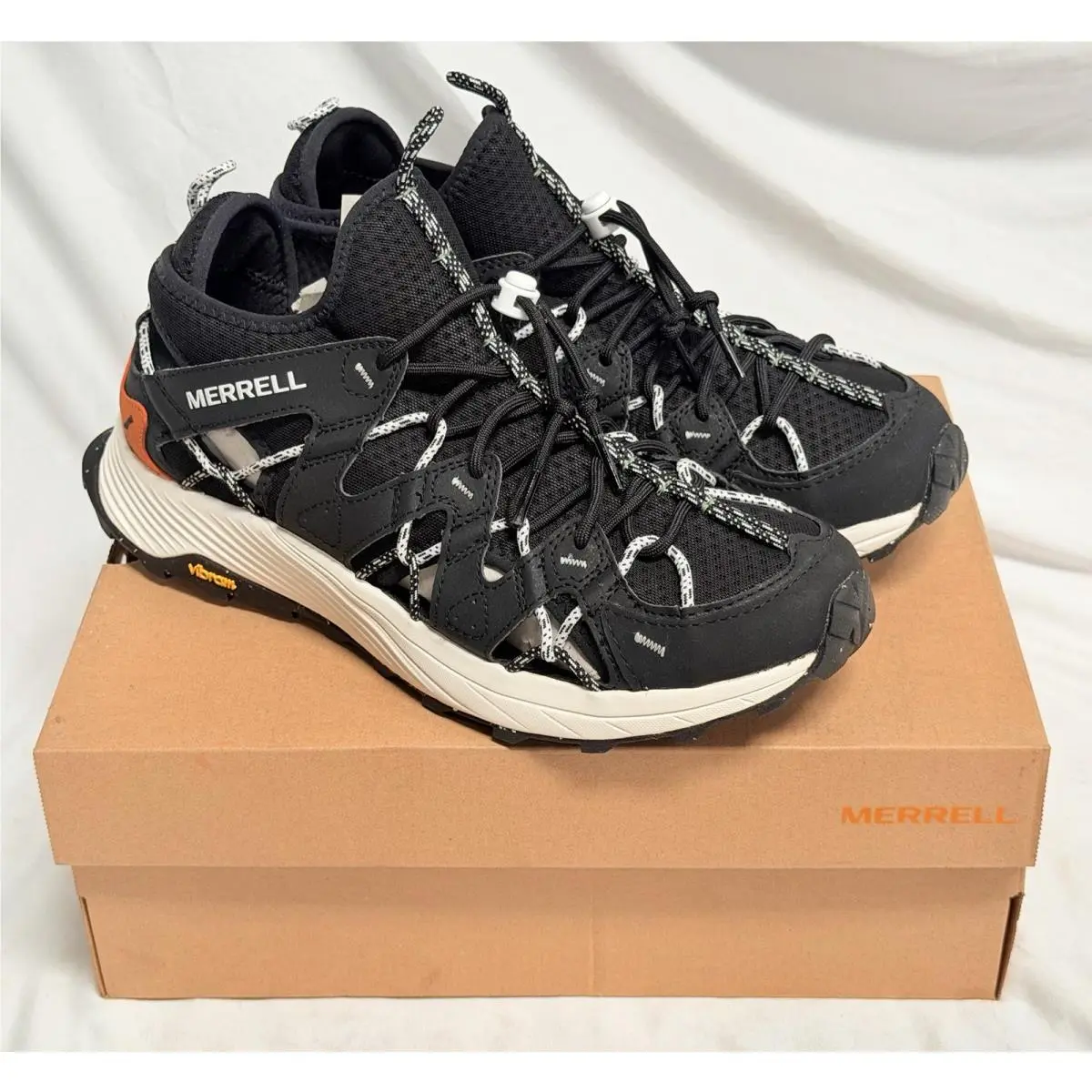 Merrell Moab Flight Sieve Men’s Size 11 Water Trail Hiking Fishing Black J067103