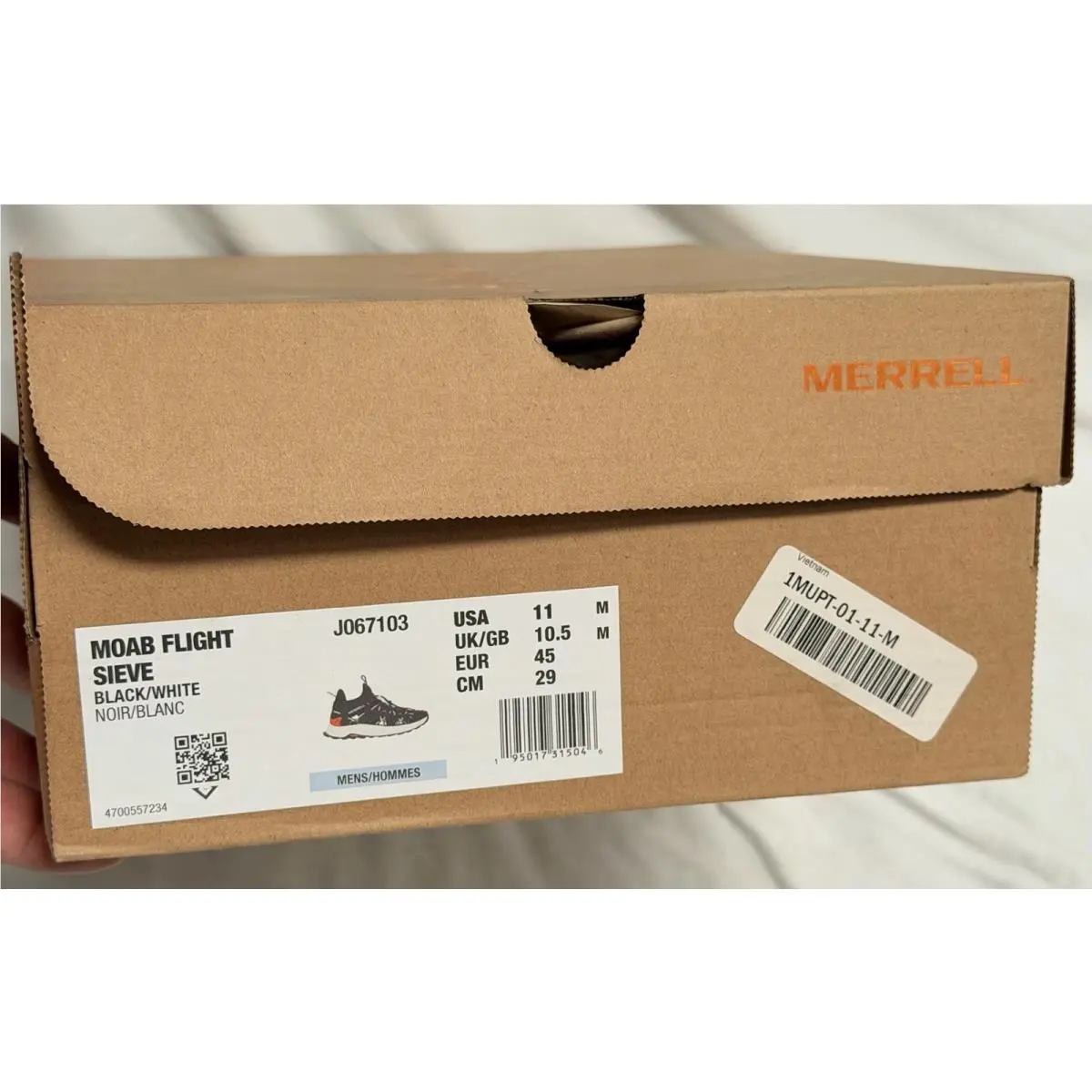 Merrell shoes - Merrell Moab Flight Sieve - Moab Flight Sieve - J067103 - Black 6