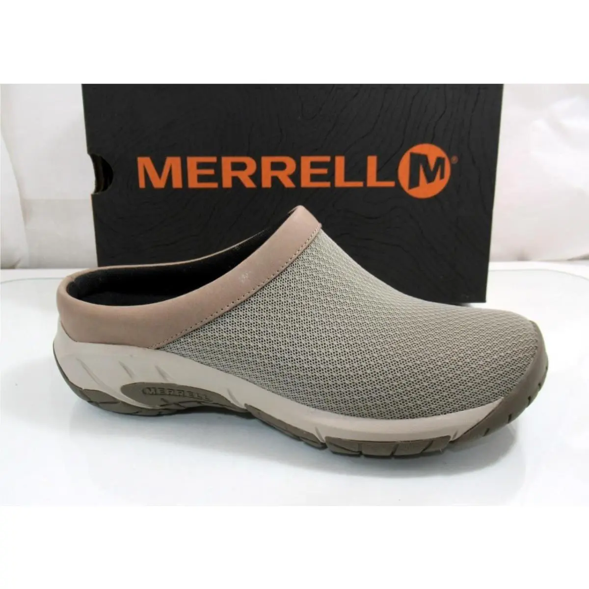 Women`s Merrell Encore Breeze 4 Clog Slide Slip On Comfort Aluminum Size 9