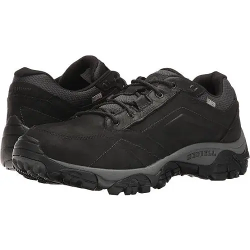 Merrell Moab Adventure Lace Waterproof WP Mens Size 12 Black Hiking Shoes