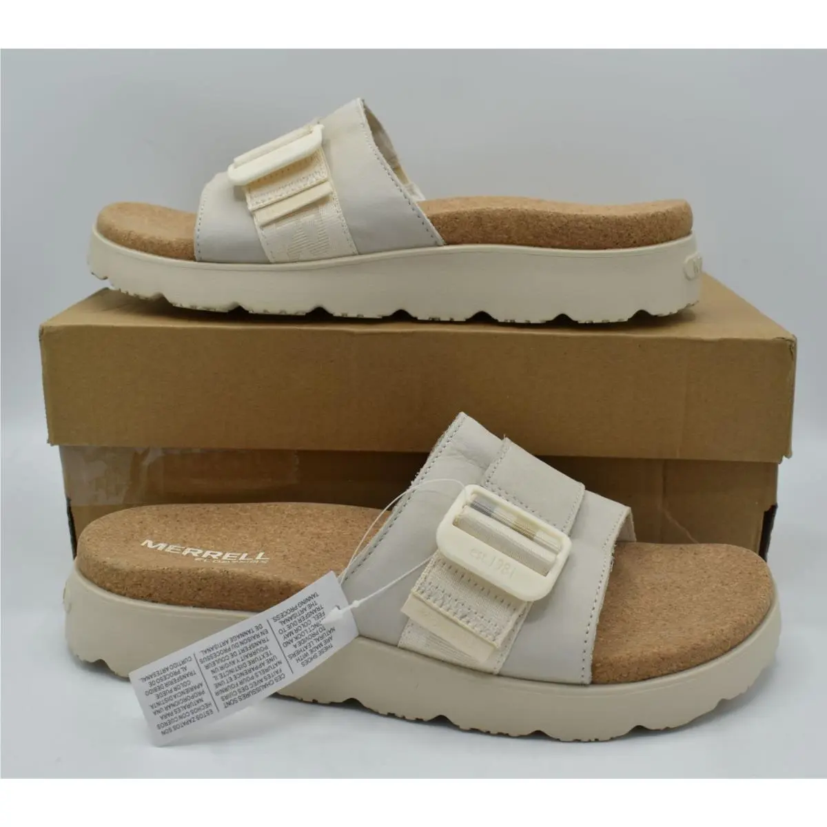Merrell shoes - Merrell Fleur Chalk - Fleur Chalk - White (UPC: 195020841372) 6